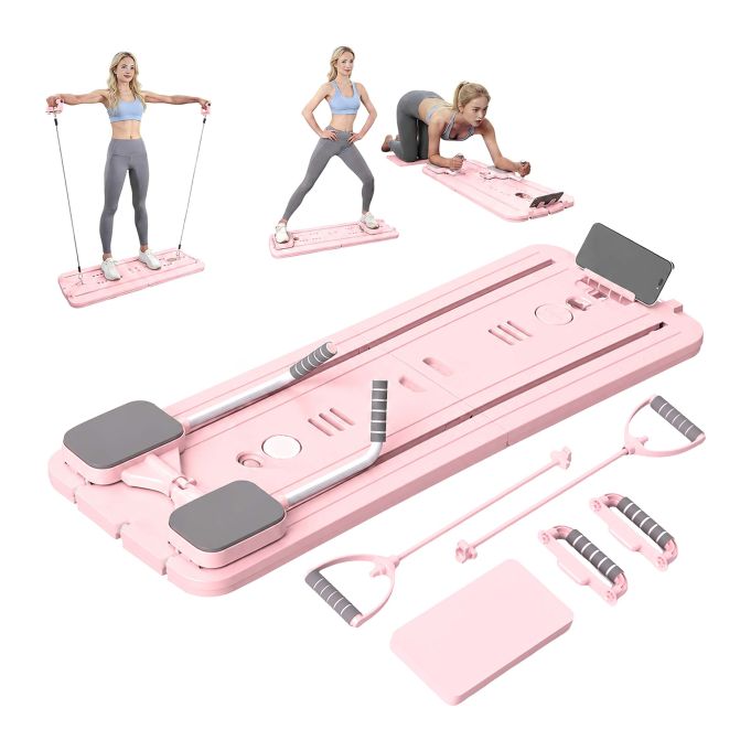 Reformer Pilates-bräda hemmabruk - Rosa