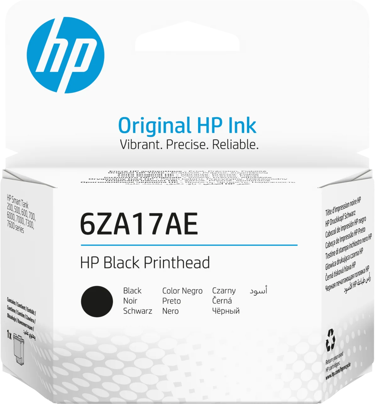 HP 6ZA17AE svart skrivarhuvud