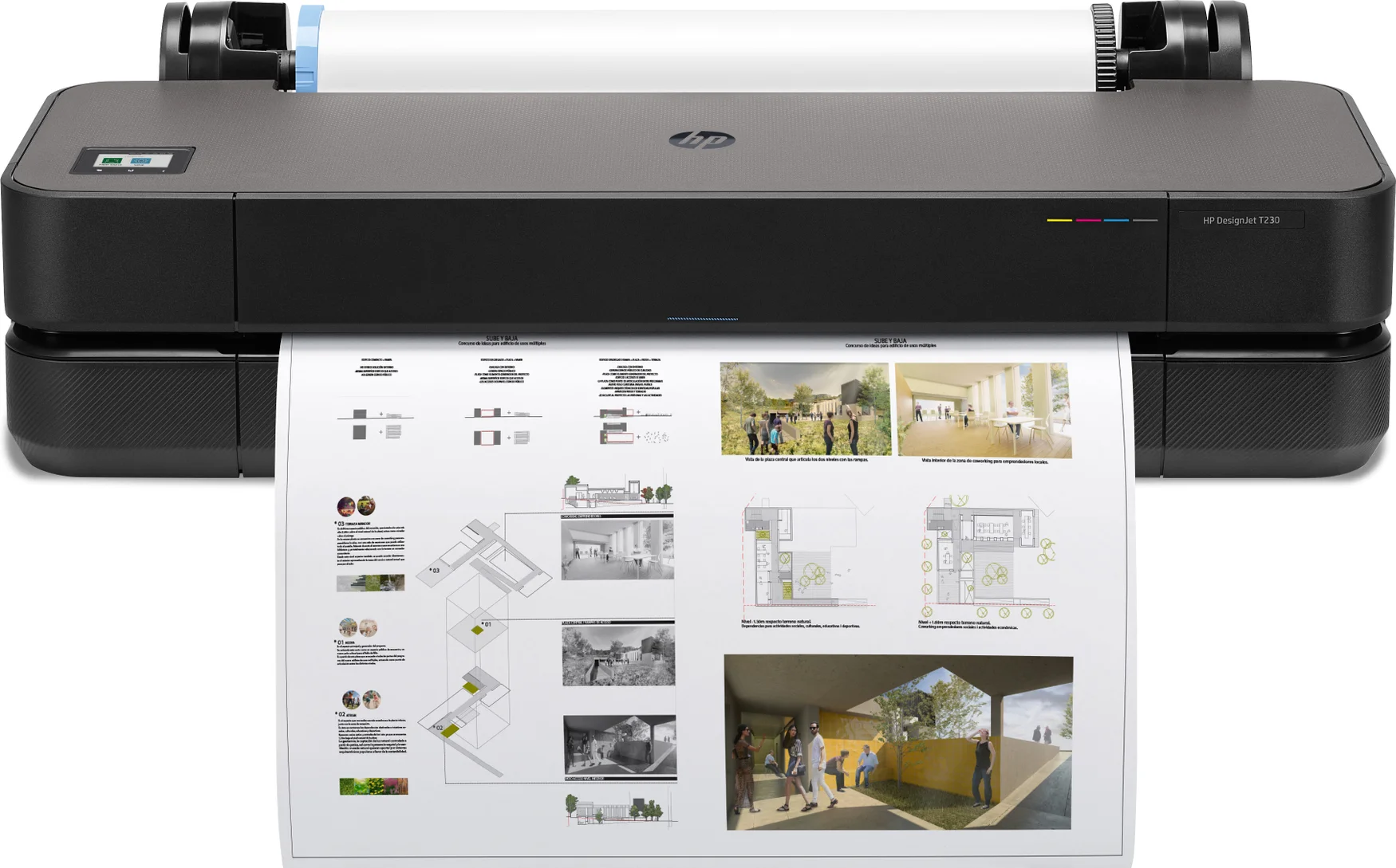 HP DesignJet T230 24 tum skrivare