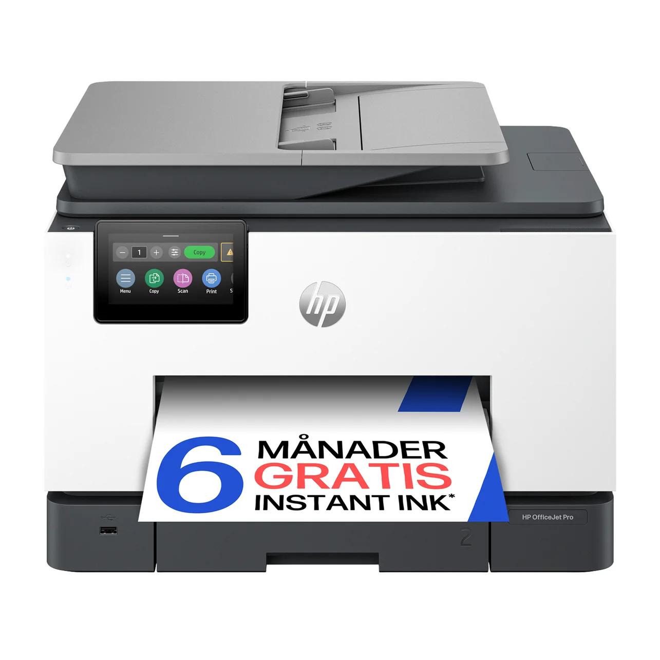 HP OfficeJet Pro 9132 e Multifunktionsskrivare Bläckstråleskrivare Färg A4 Skrivare, skanner, kopiator, fax ADF, Bluetooth®, Duplex, HP Instant Ink, LAN, USB,