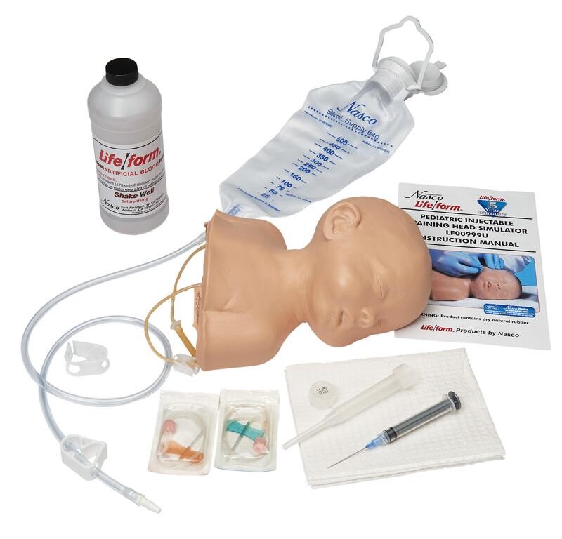Pediatrisk huvud, Injektionsträning
