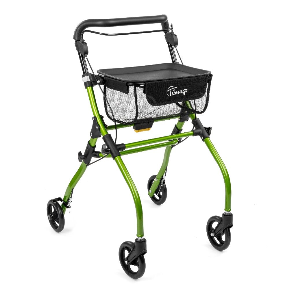 Rollator aluminium inomhus med bricka