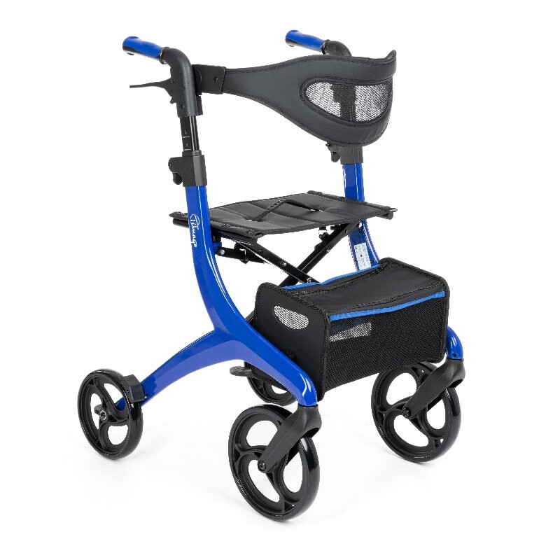Rollator 4 hjul i aluminium, Lorenza
