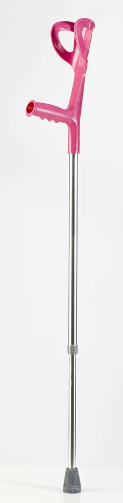 Underarmskrycka lätt, rosa silver
