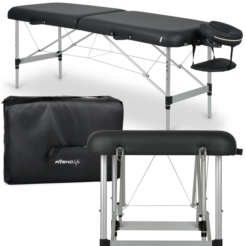 Bärbar Massagebänk Estetic Comfy Base K515, Svart, 65cm