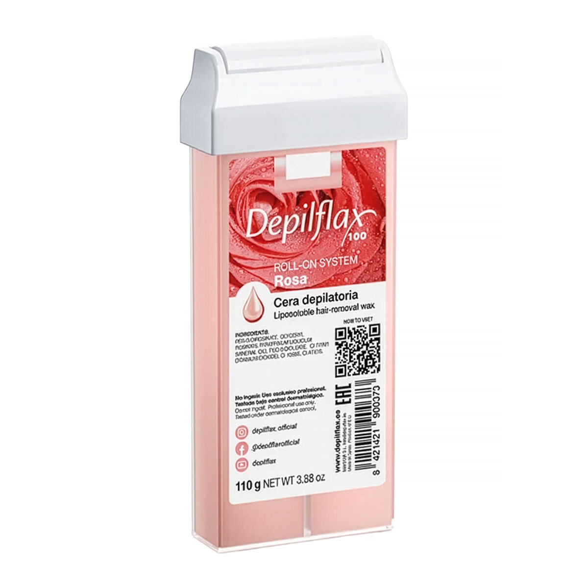 Vaxpatron roll-on Depilflax 100 Rosa 110 g
