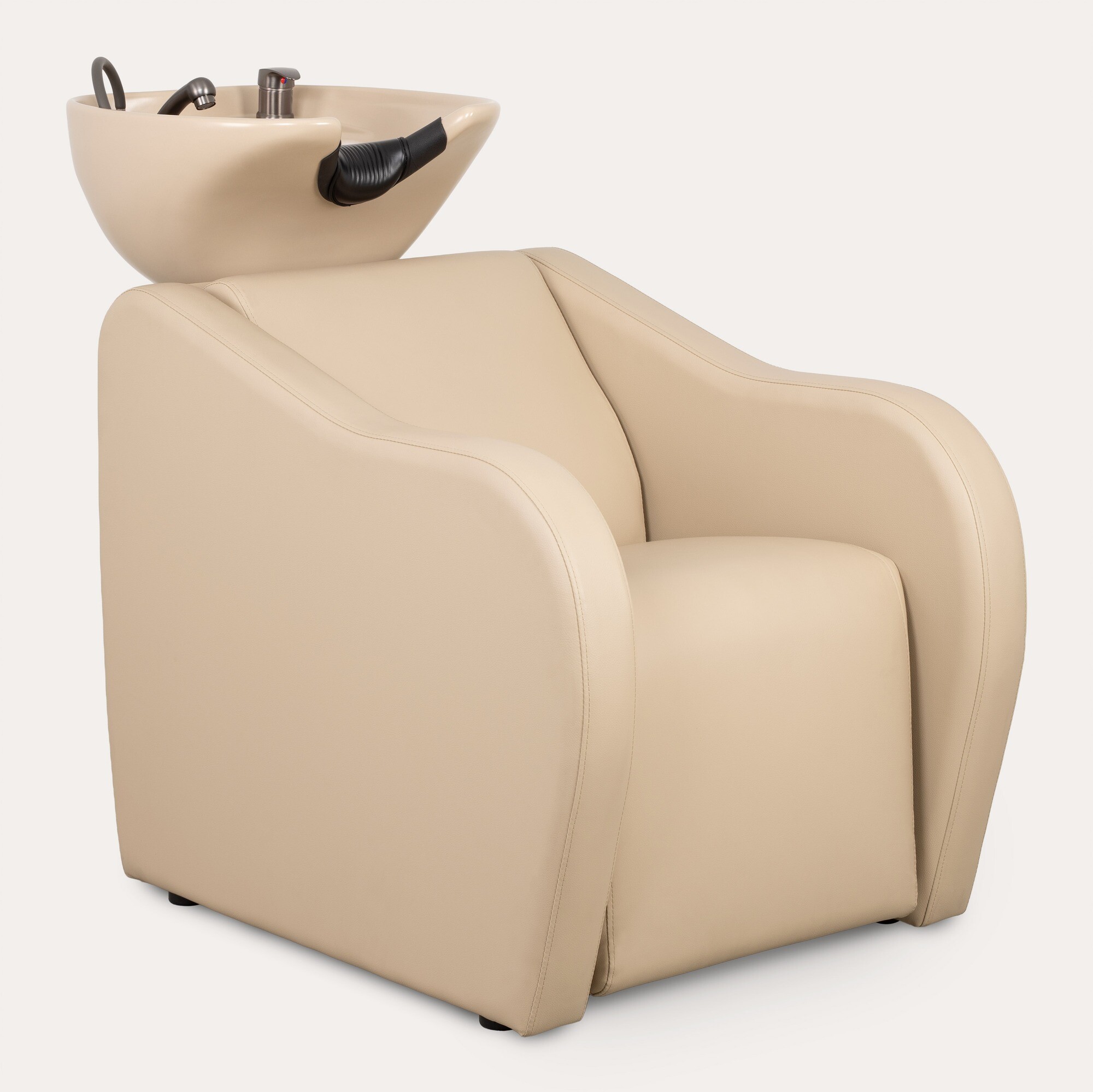 Schamponeringsstol utan fotstöd, Velaris, Beige