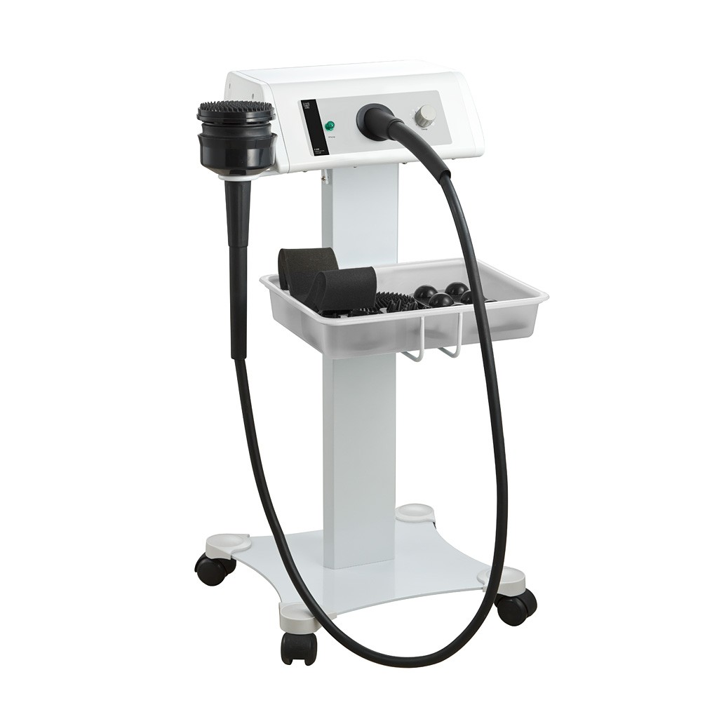 Vibrationsmassageapparat med 6 huvuden och hjulbas, F833