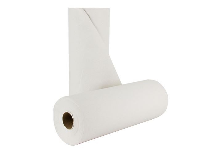 Bänkpapper Pappersrulle, Vit, 50cm, 2st