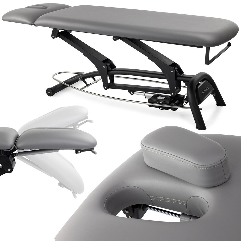 Elektrisk Massagebänk Agila 2, Stabil och Justerbar för Fysioterapi Rehabilitering