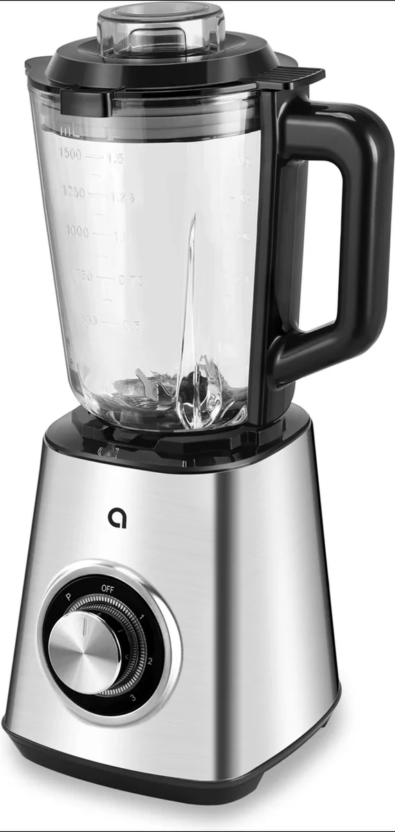 Andersson BLR-C1000 Blender 1200W / 1,5L / 3 hastigheter / Glaskanna