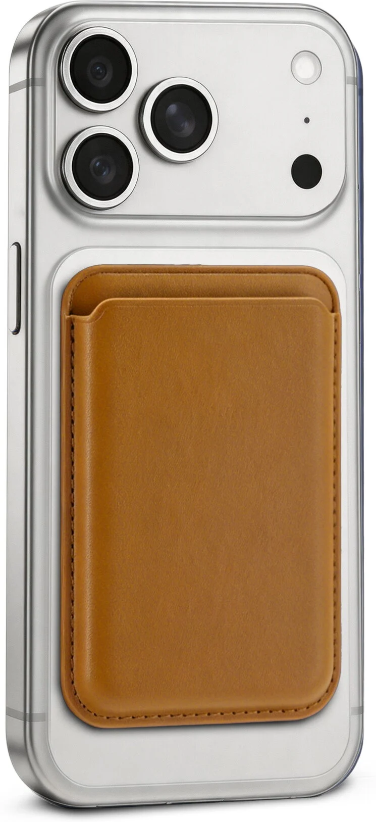 Andersson Leather Magnetic Card Holder - Mörkbrun