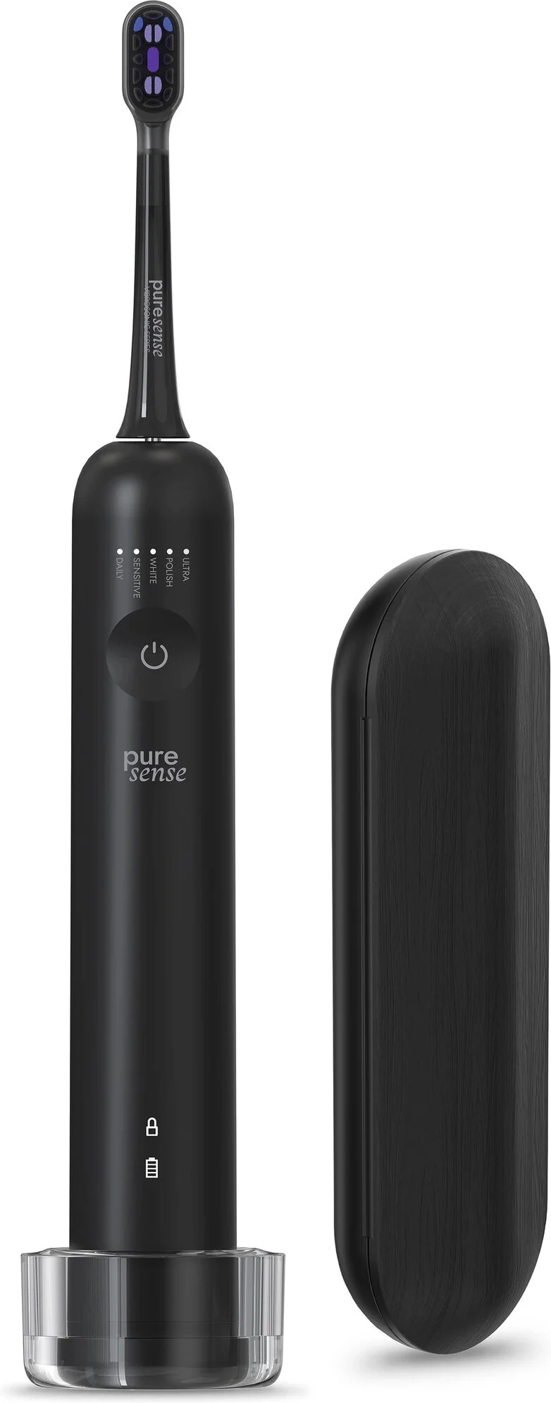 PureSense PSVS300B Vibrosonic Eltandborste + Resefodral