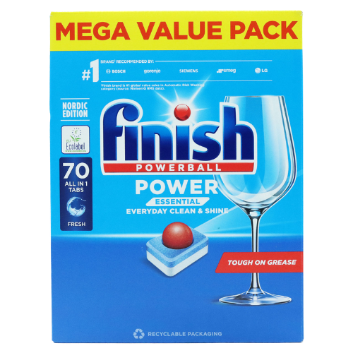 Finish Powerball All In One Regular Fresh Diskmaskinstabletter - 70 Pcs