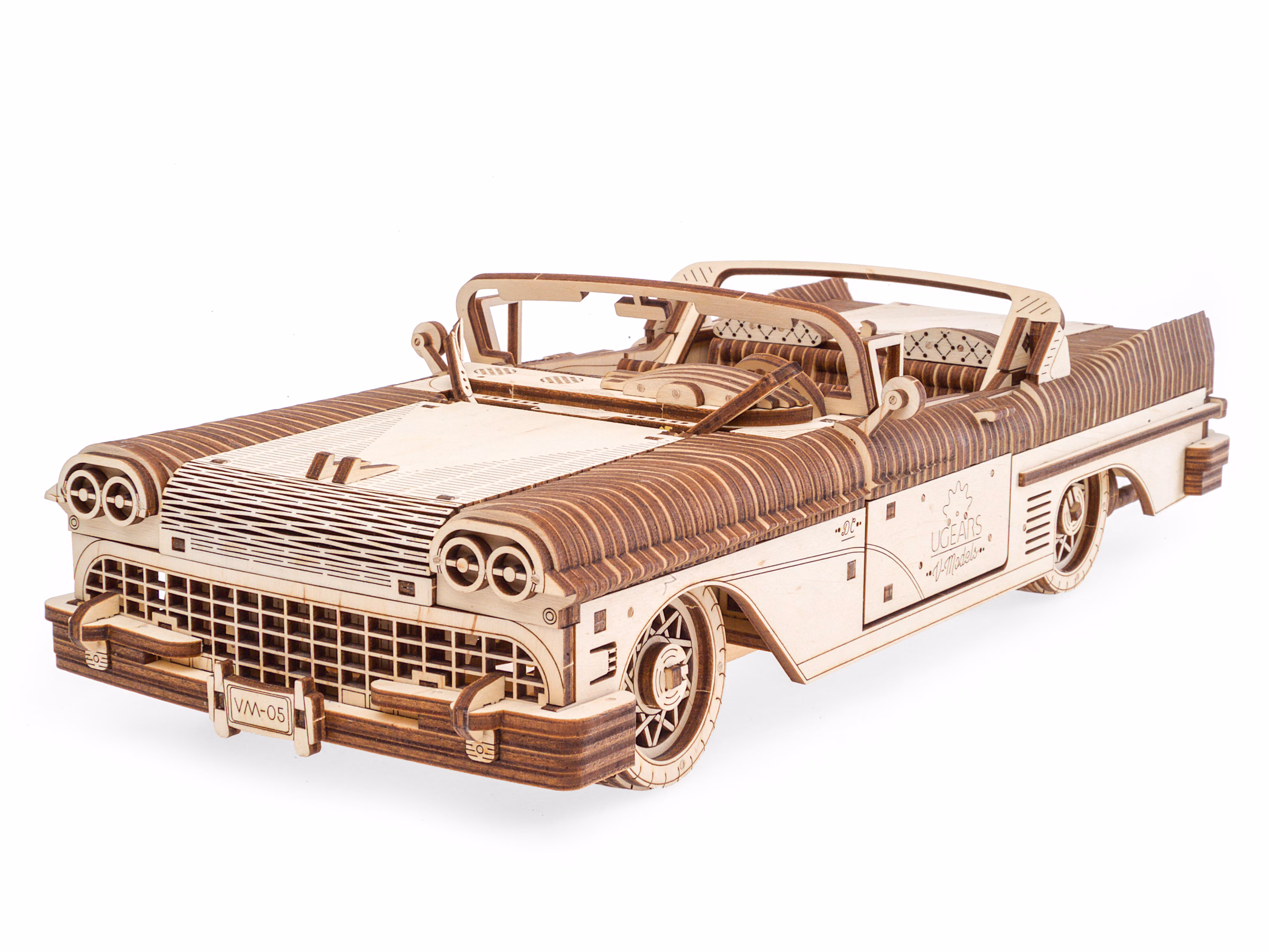Ugears 3D-pussel i Trä - Cabriolet