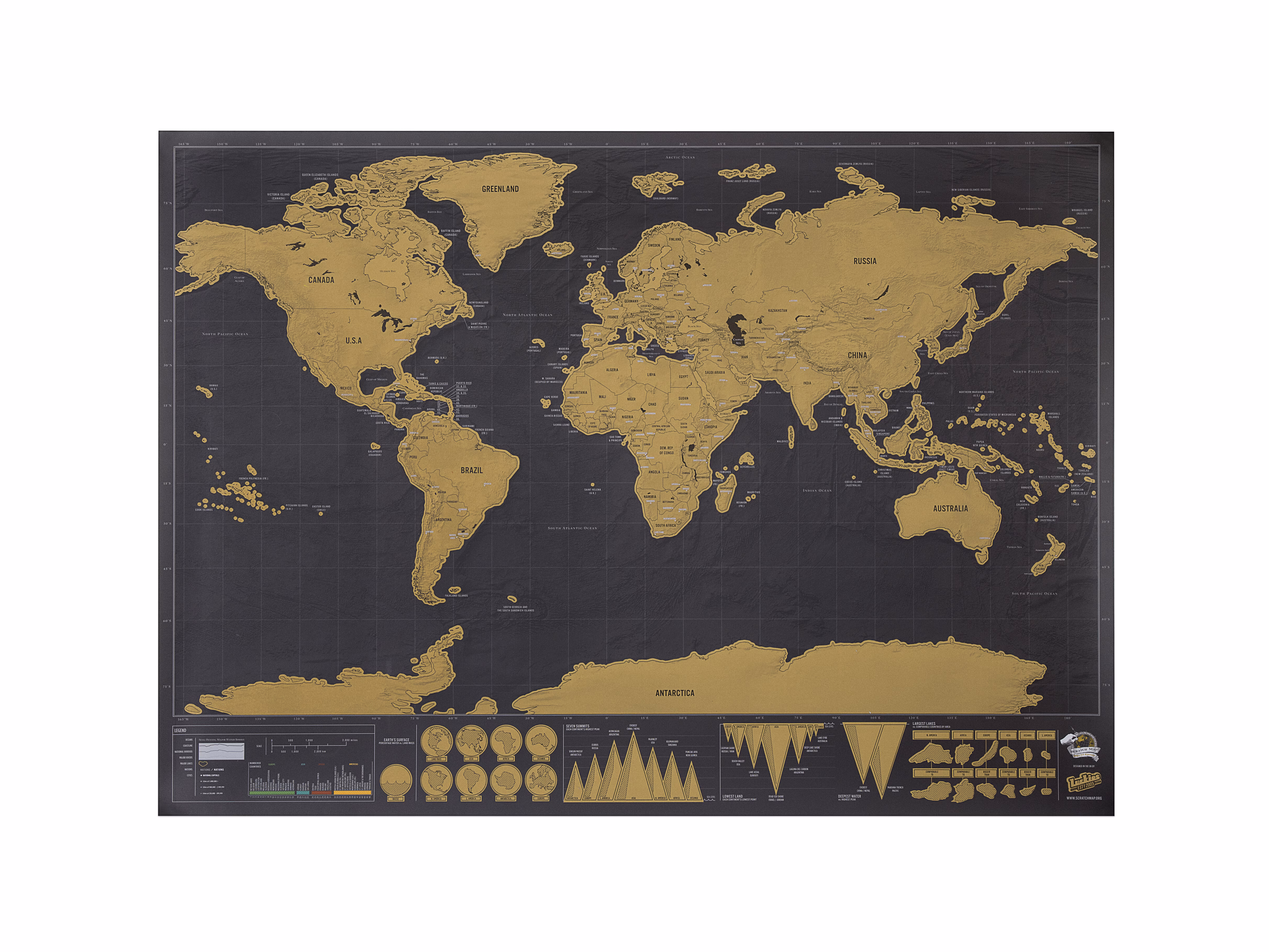 Scratch Map Original Deluxe