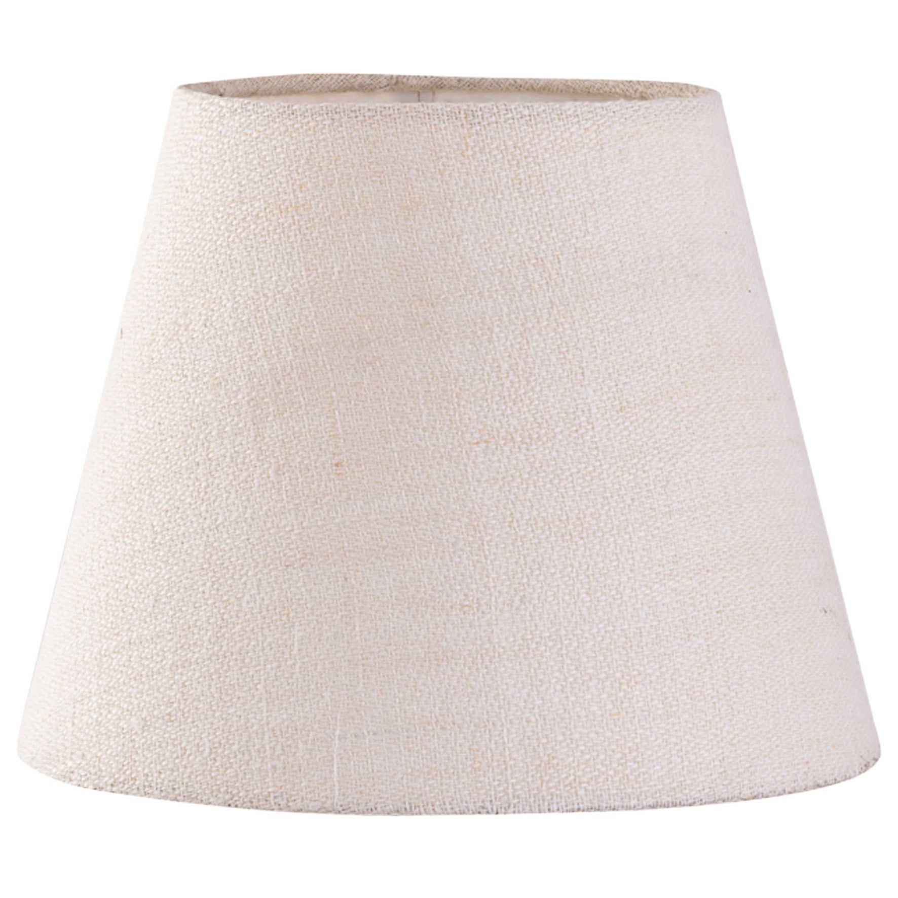 Lampskärm Karin D27 grov linne off-white