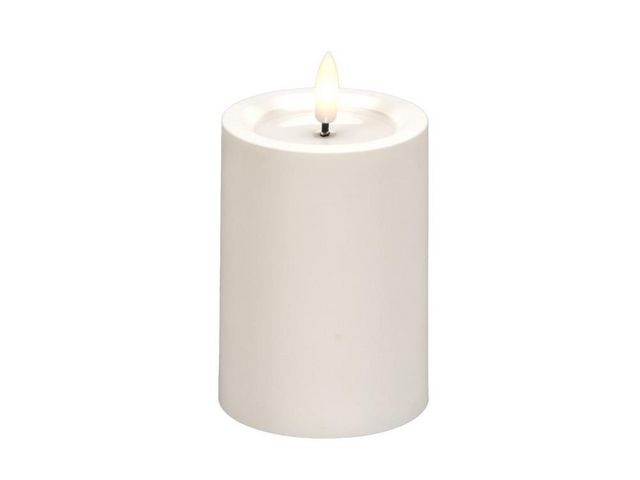Blockljus KONSTSMIDE LED timer vit 10cm