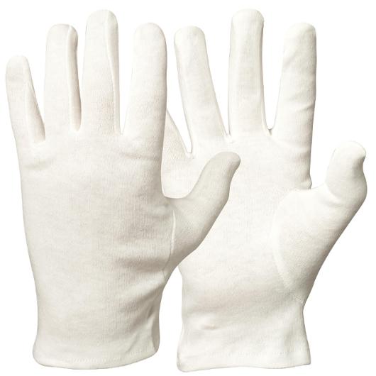 Textilhandske 0450 vit 26cm L 12/fp