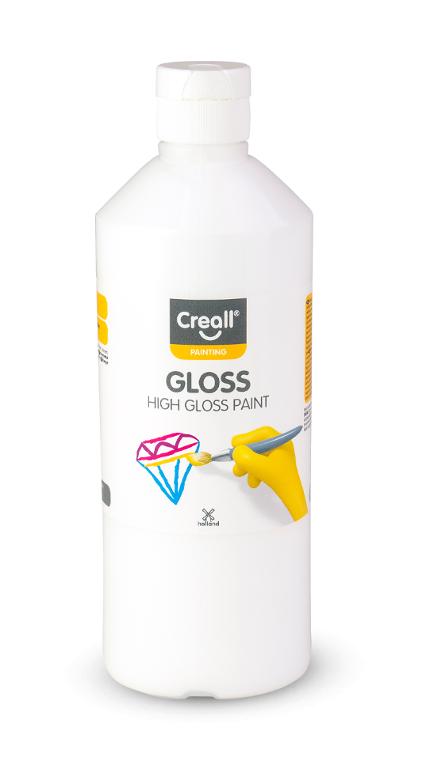 Glansfärg CREALL Gloss 500ml vit