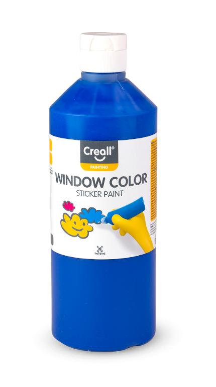 Fönsterfärg CREALL 500ml blå