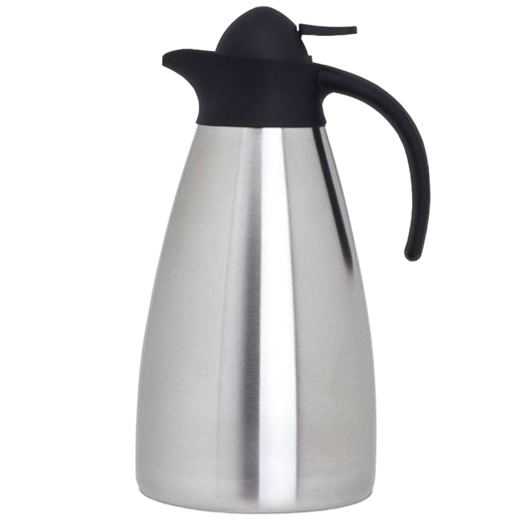 Vakuumtermos rostfri/svart 1 liter