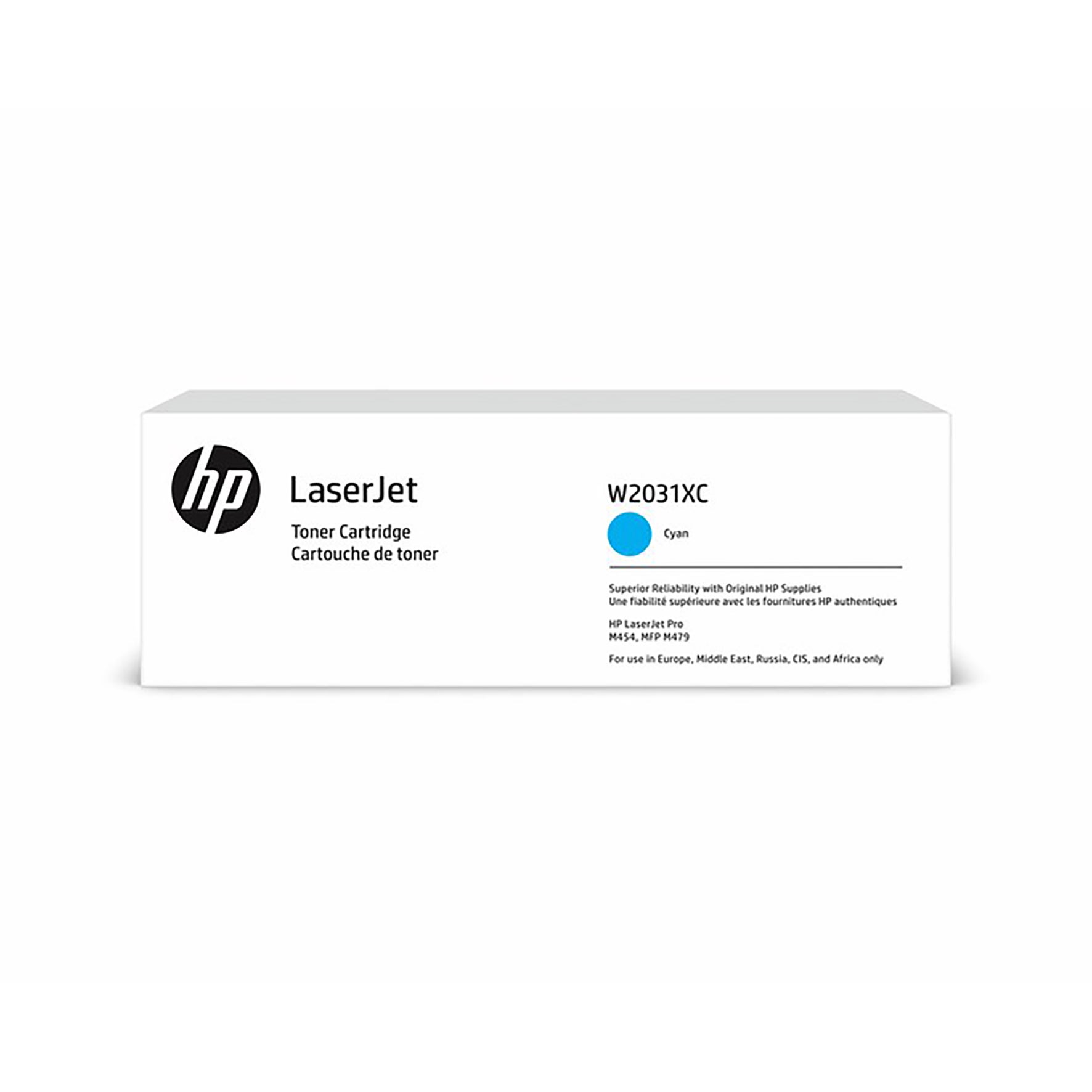Toner HP W2031XC Contract cyan