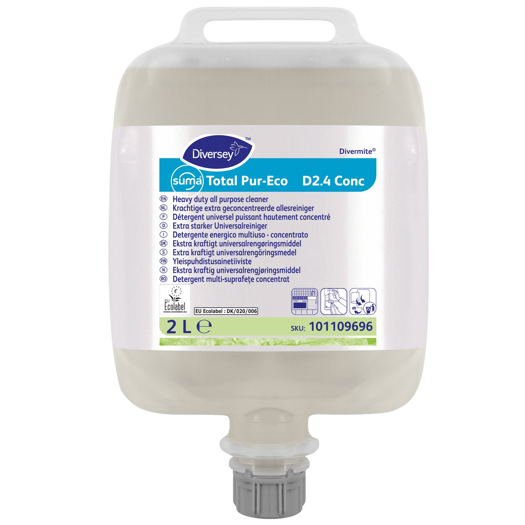 Universalrengöring Suma D2.4 Pur-Eco 2 liter