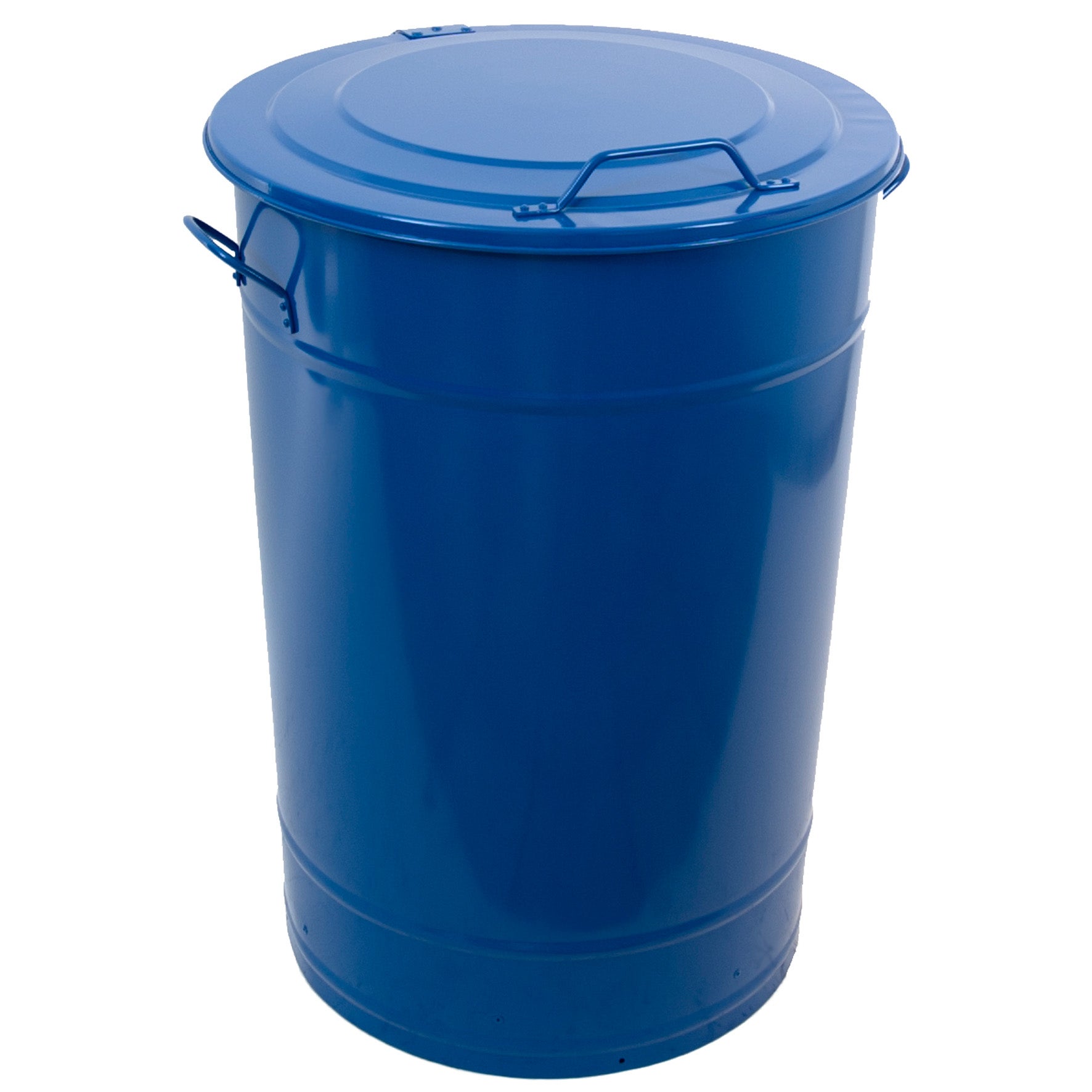 Avfallstunna med lock Greger 160 liter blå