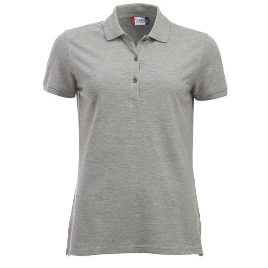 Pikétröja CLIQUE 028246 dam gråmel 2XL