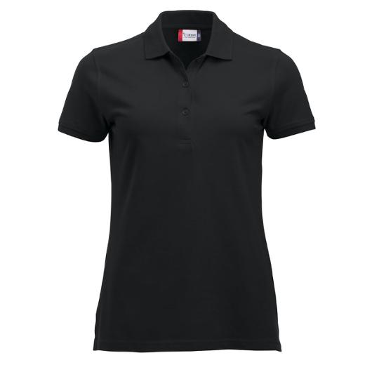 Pikétröja CLIQUE 028246 dam svart 2XL
