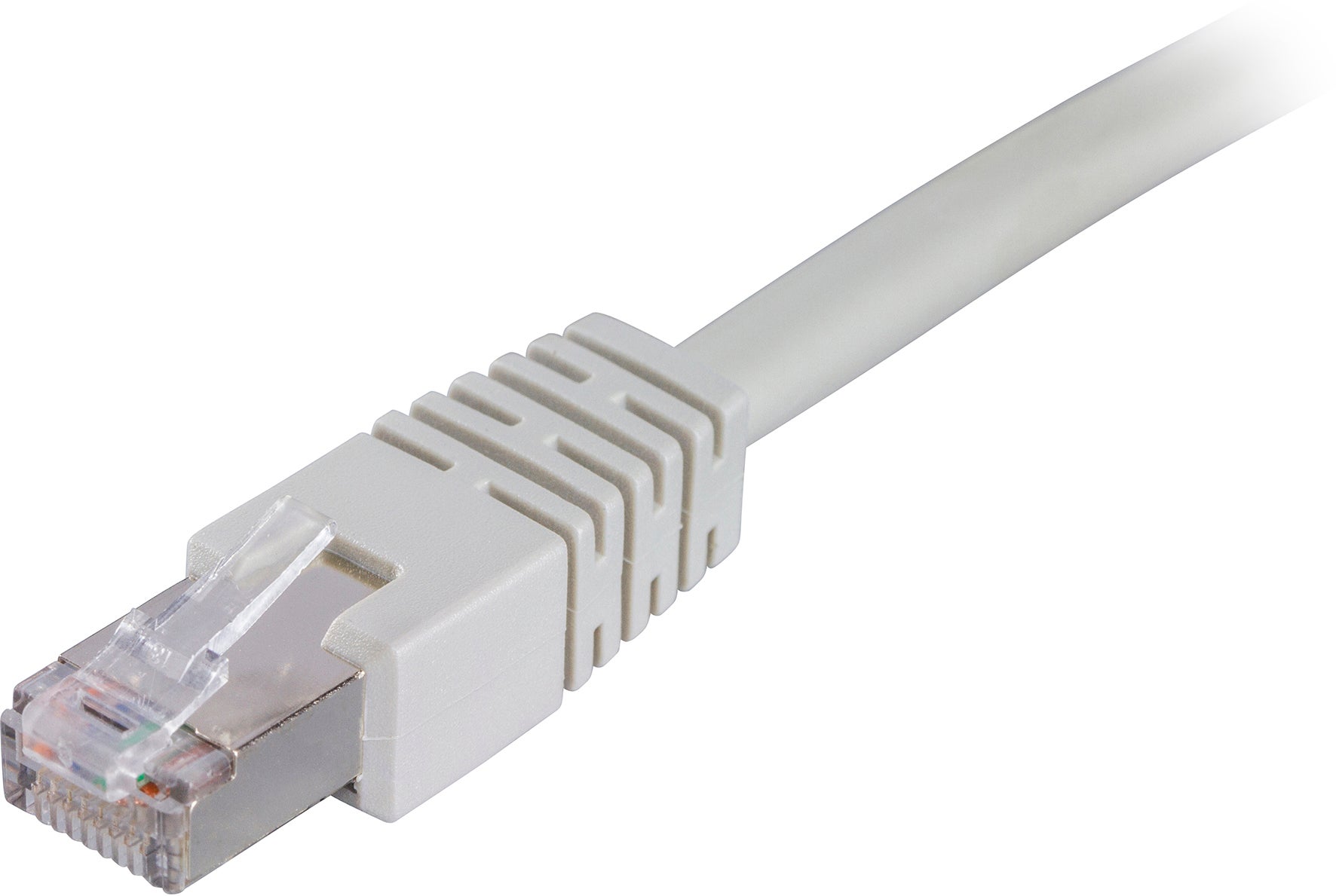 Nätverkskabel U/UTP Cat6 patchkabel Deltaco 5 Meter Grå