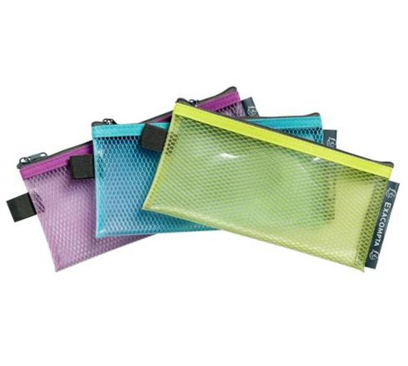 Ficka dragkedja EVA 8x18cm sort 3/fp