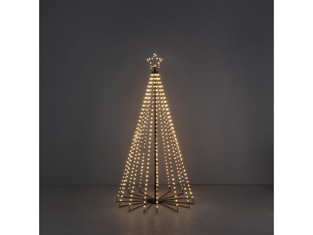 Julgran metall 1,8m LED utomhus