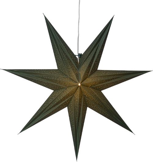 Pappersstjärna 7-uddig 60cm grön