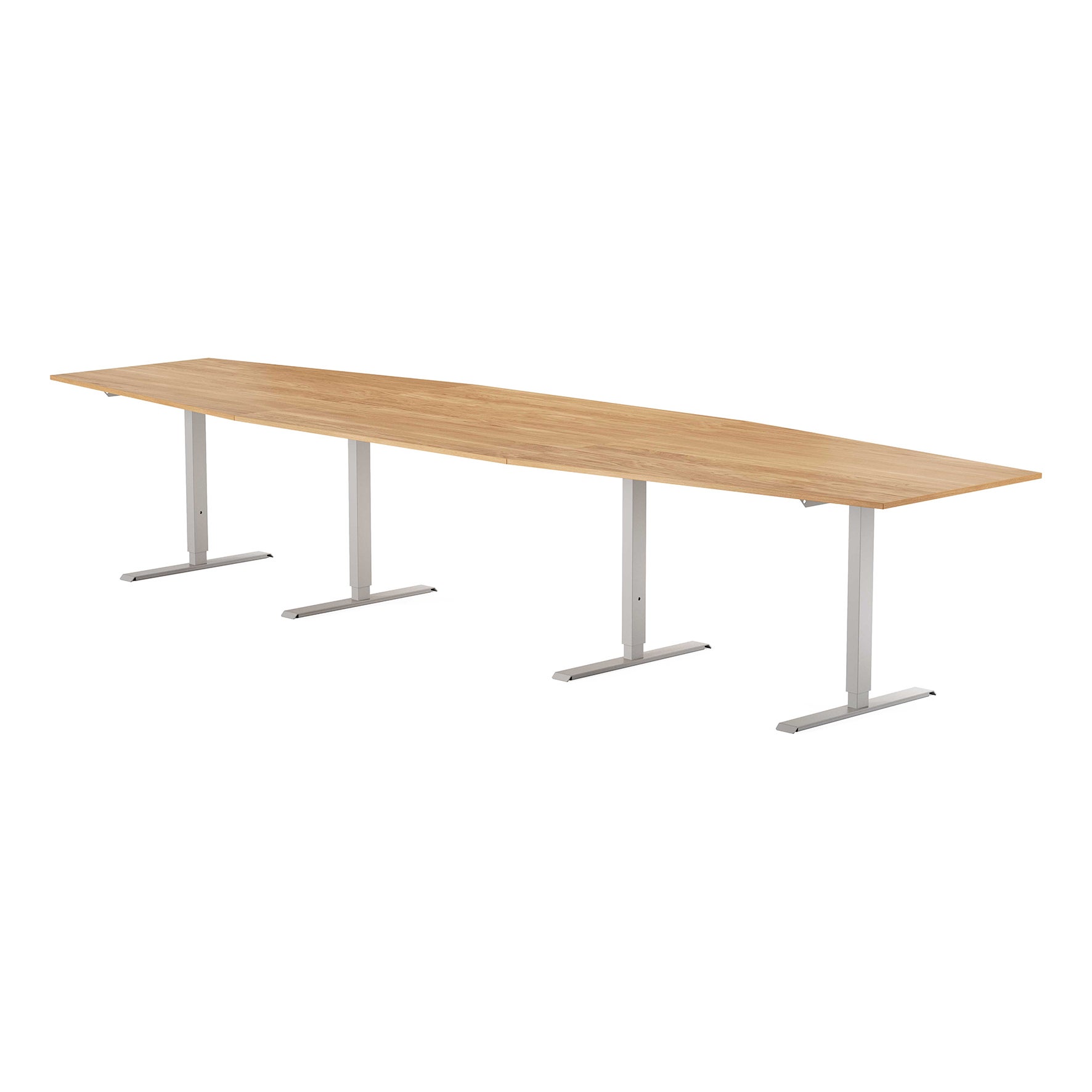 Konferensbord 4200x1200 mm Ek/Silver