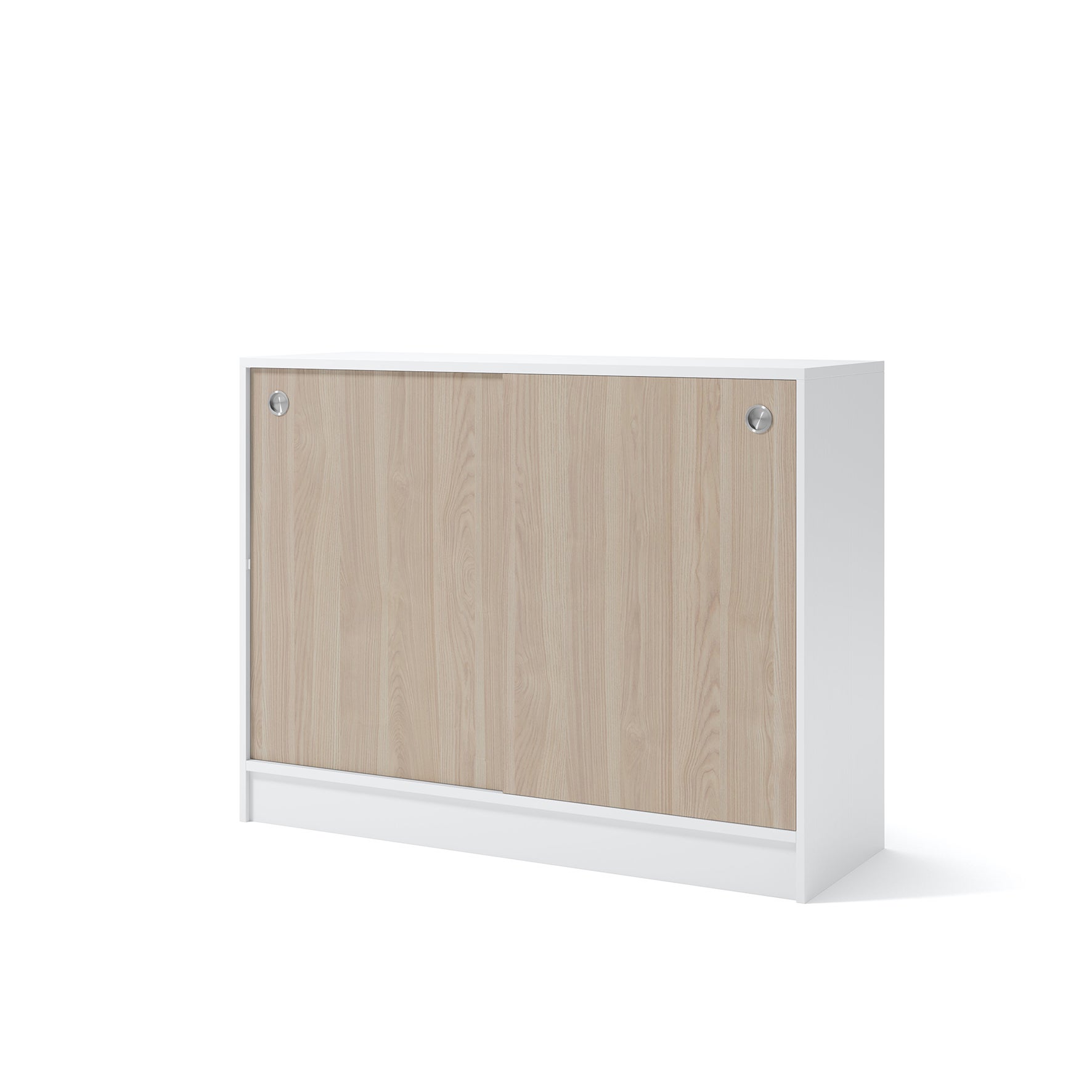 Skåp 1200 x 415 x 925 mm Vit/Vit ask