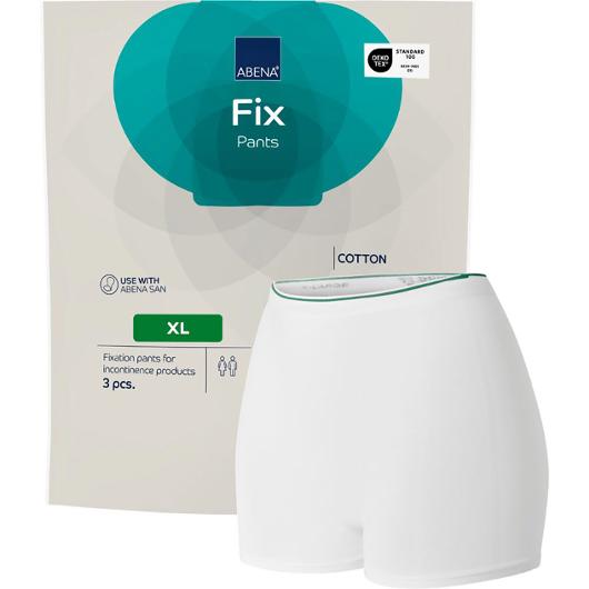 Inkoskydd fixeringsbyxa ben XL vit 3/fp