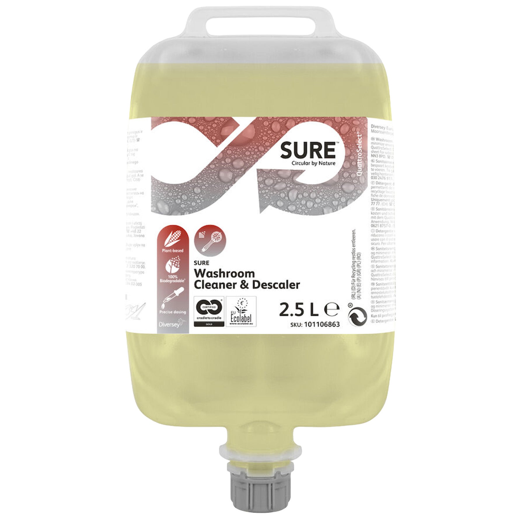 Avkalkningsmedel SURE Washroom C&D 2,5L
