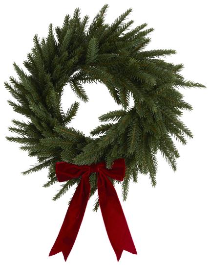 Krans FESTIVE med rosett 40cm