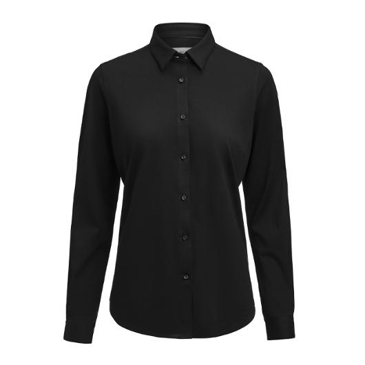 Skjorta J.H&F IB135 piké dam svart 4XL