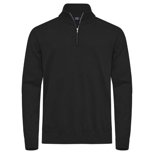 Tröja halfzip CB Oakville svart 4XL