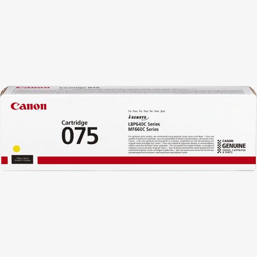 Toner CANON CRG 075 1,3K gul