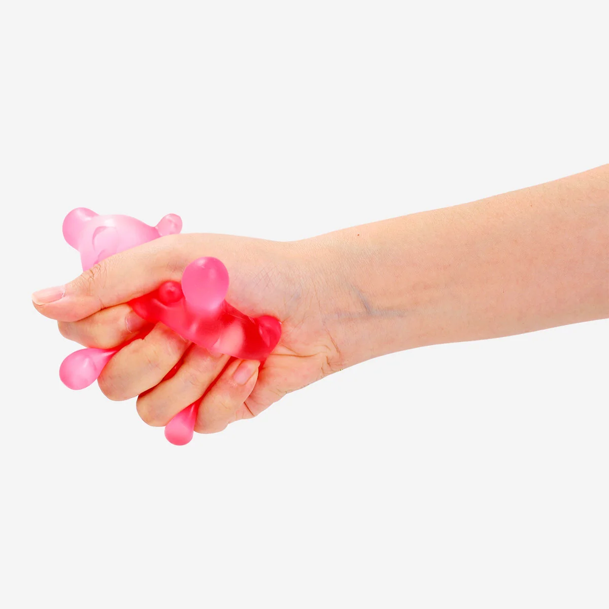 Klämleksak - Rosa splatter