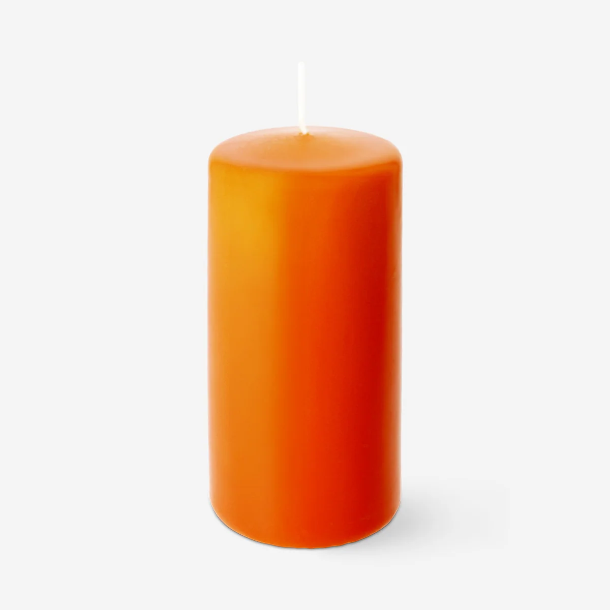 Orange pelarljus – 14 cm