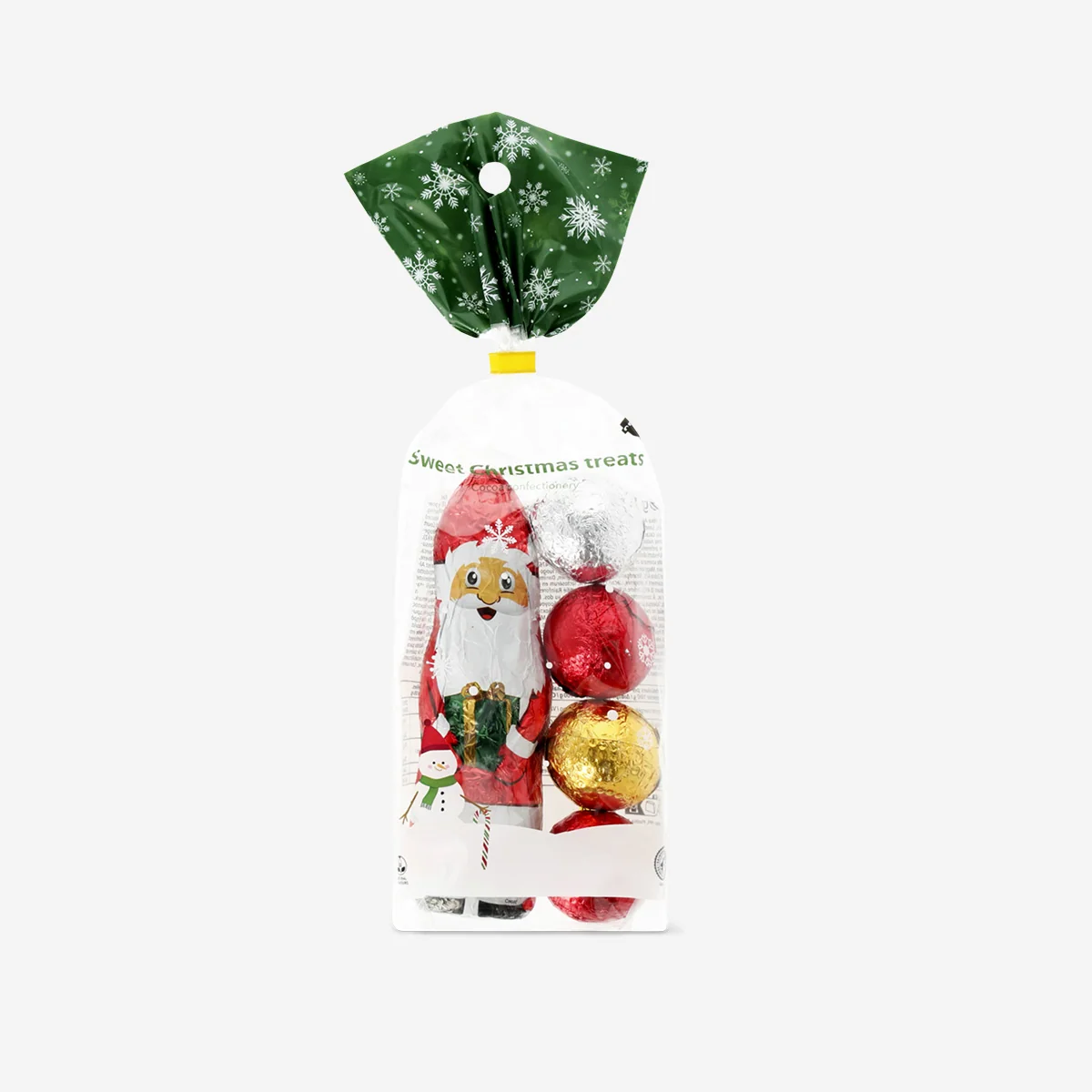 Julblandning med kakaokonfektyr i påse