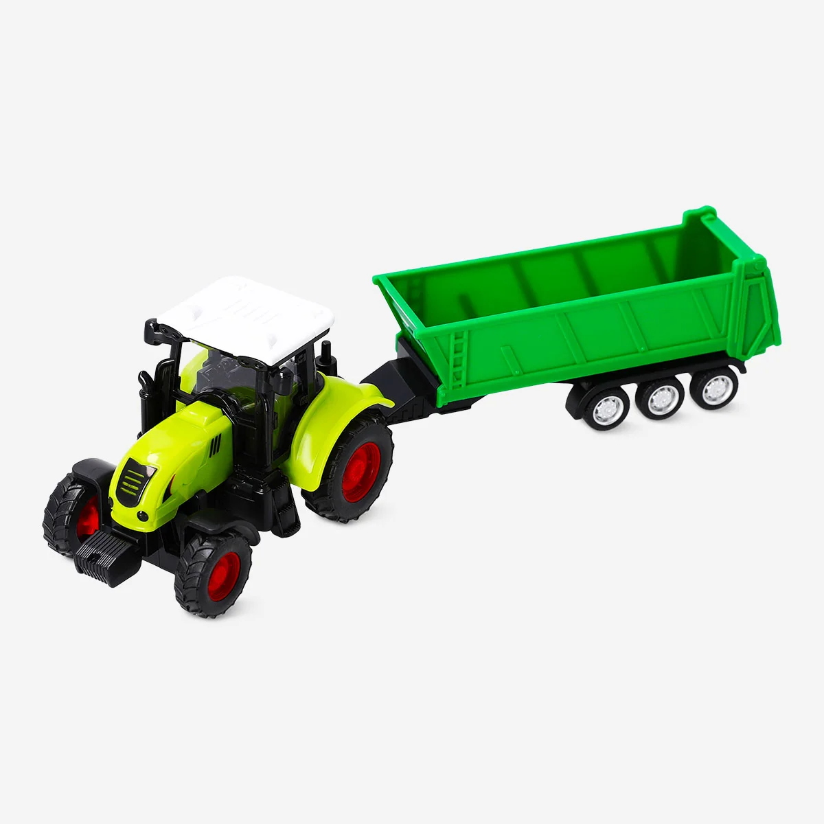 Leksakstraktor med förvaring