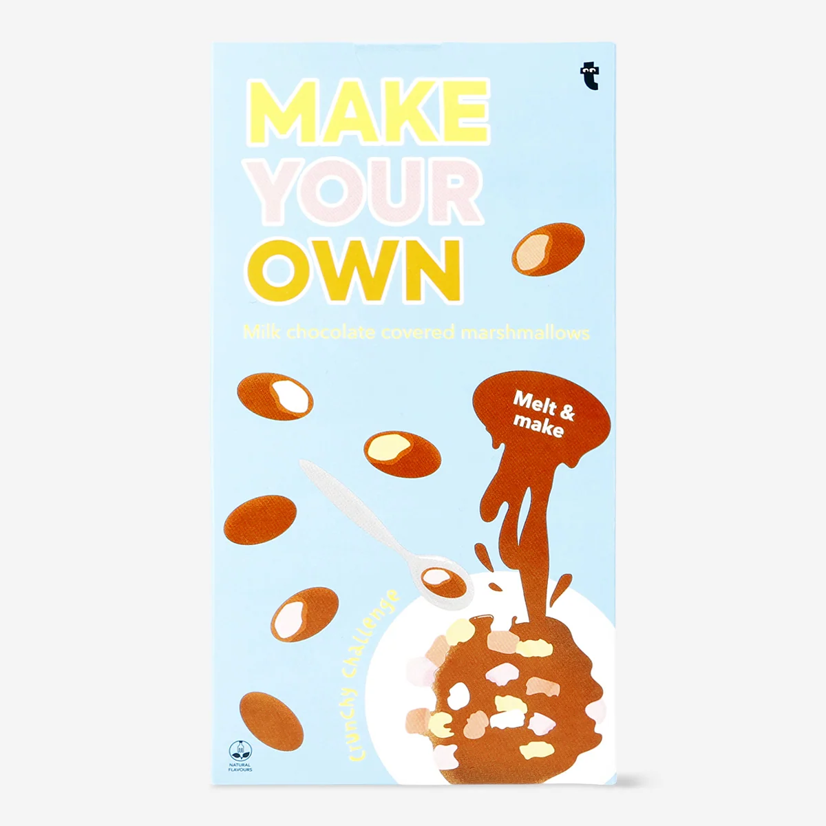 Marshmallowbitar med chokladöverdrag