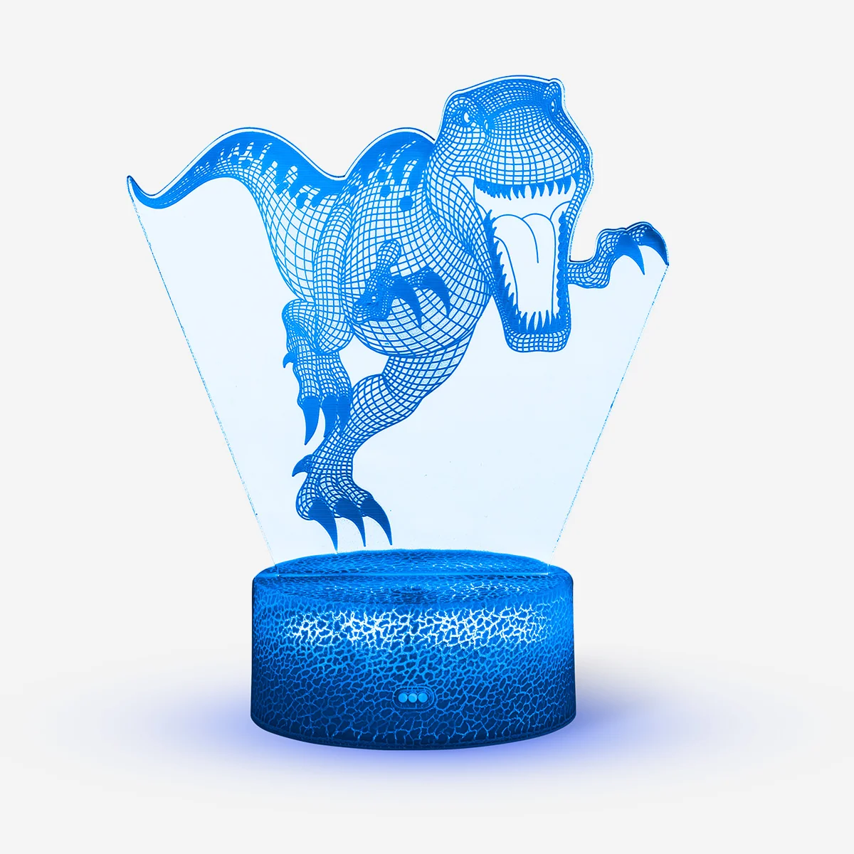 Effektlampa – Dinosaurie i olika färger