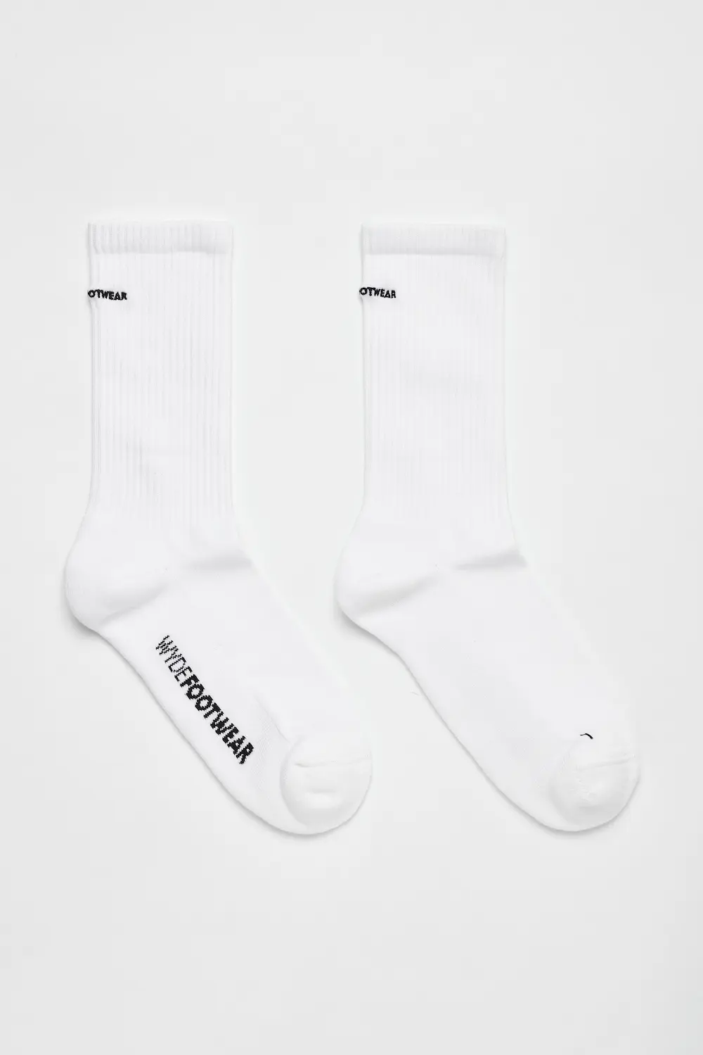 Anatomic Socks Back Embroidered White